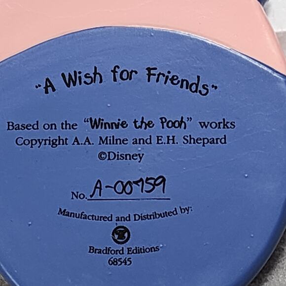 A WISH FOR FRIENDS & A TUB OF FUN Ornaments Fifth Pooh's Honeypot Adventures - Picture 5 of 9